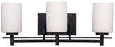Canarm IVL363A03ORB Vanity Light, 100 W, 3-Lamp, A Lamp, Steel Fixture, Oil-Rubbed Bronze Fixture